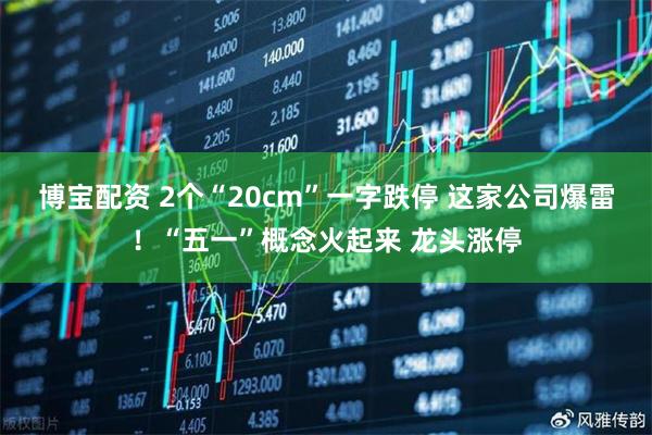博宝配资 2个“20cm”一字跌停 这家公司爆雷！“五一”概念火起来 龙头涨停