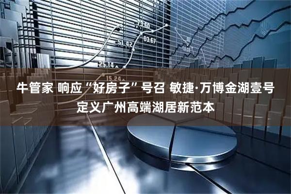 牛管家 响应“好房子”号召 敏捷·万博金湖壹号定义广州高端湖居新范本